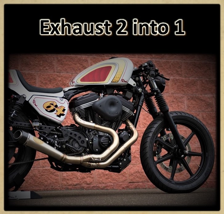 Выхлопные системы 2 INTO 1 для Sportster